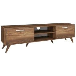 Mobile TV noce 180x35x48h cm 2 ante - Avir