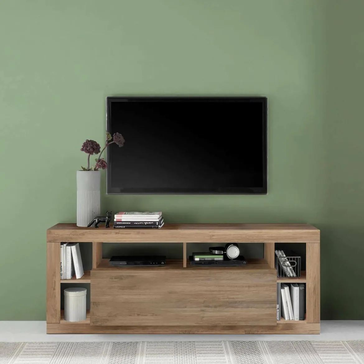 Mobile TV noce 172x42x66h cm in legno - Kujira