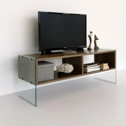 Mobile TV noce 120x35x45h cm in legno - Winifred