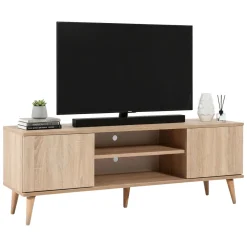 Mobile TV quercia 140x40x50h cm 2 ante - Argegno