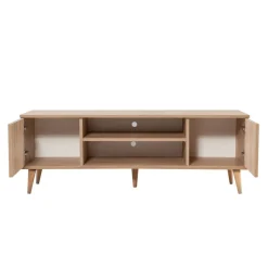 Mobile TV quercia 140x40x50h cm 2 ante - Argegno