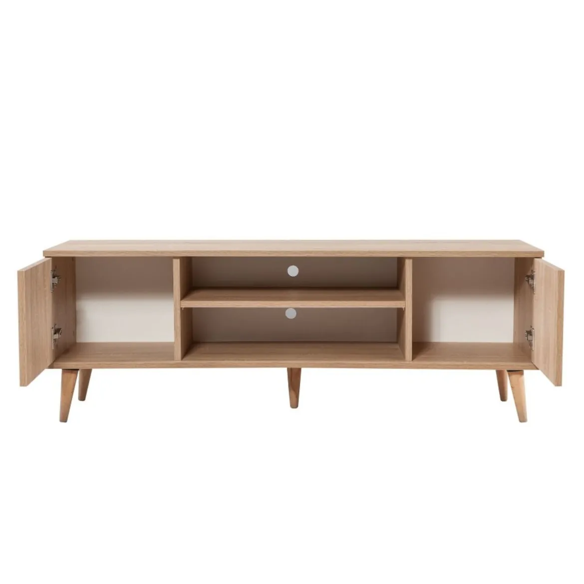 Mobile TV quercia 140x40x50h cm 2 ante - Argegno