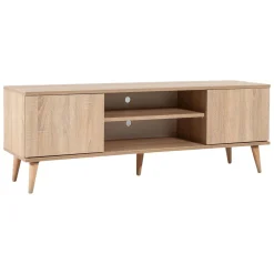 Mobile TV quercia 140x40x50h cm 2 ante - Argegno