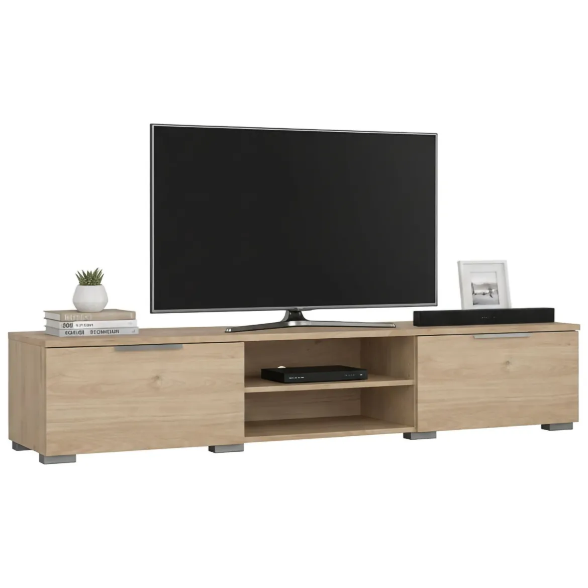 Mobile TV rovere 172x39x33h cm in legno - Ammiro