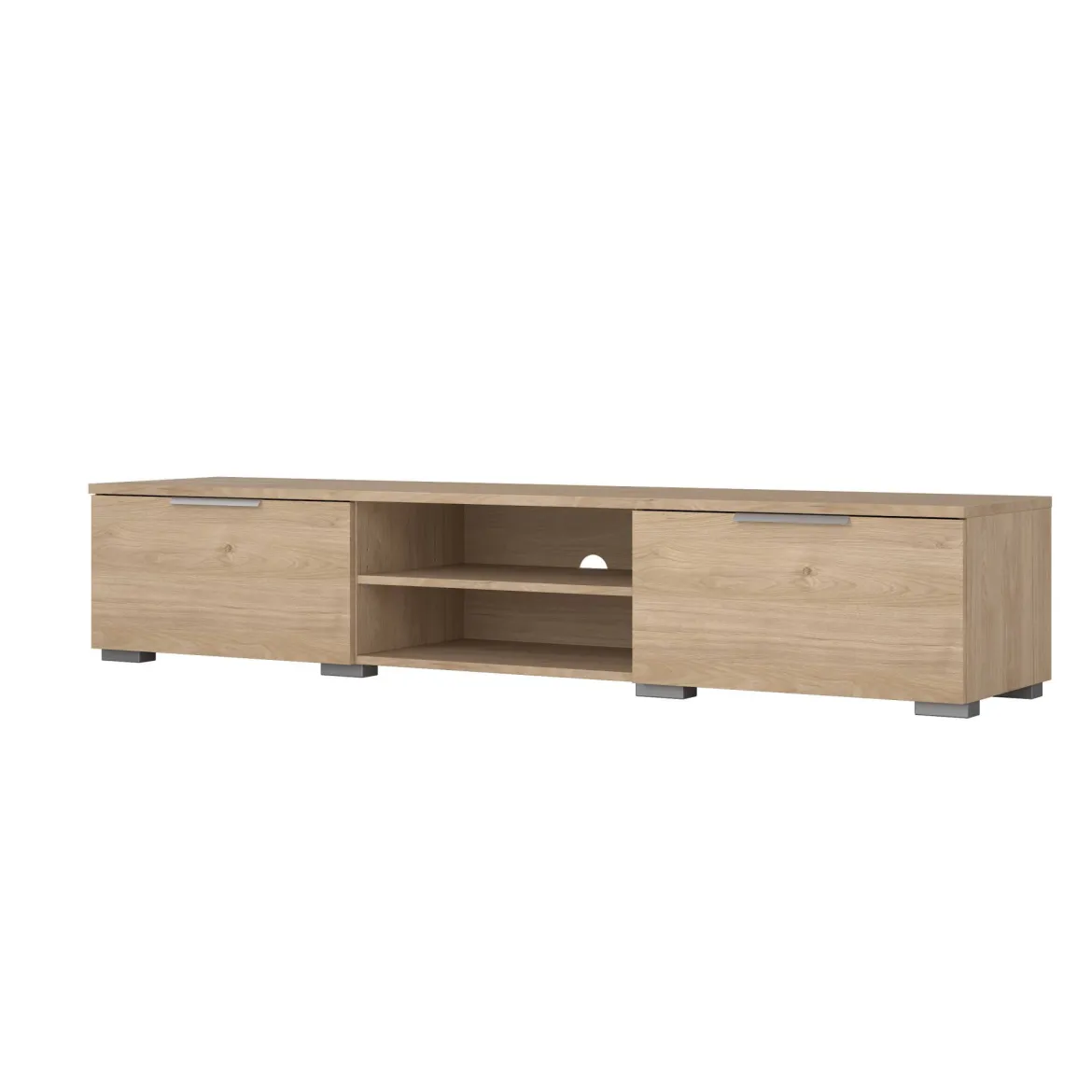 Mobile TV rovere 172x39x33h cm in legno - Ammiro