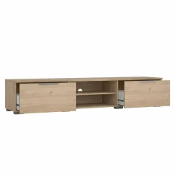 Mobile TV rovere 172x39x33h cm in legno - Ammiro