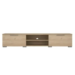 Mobile TV rovere 172x39x33h cm in legno - Ammiro