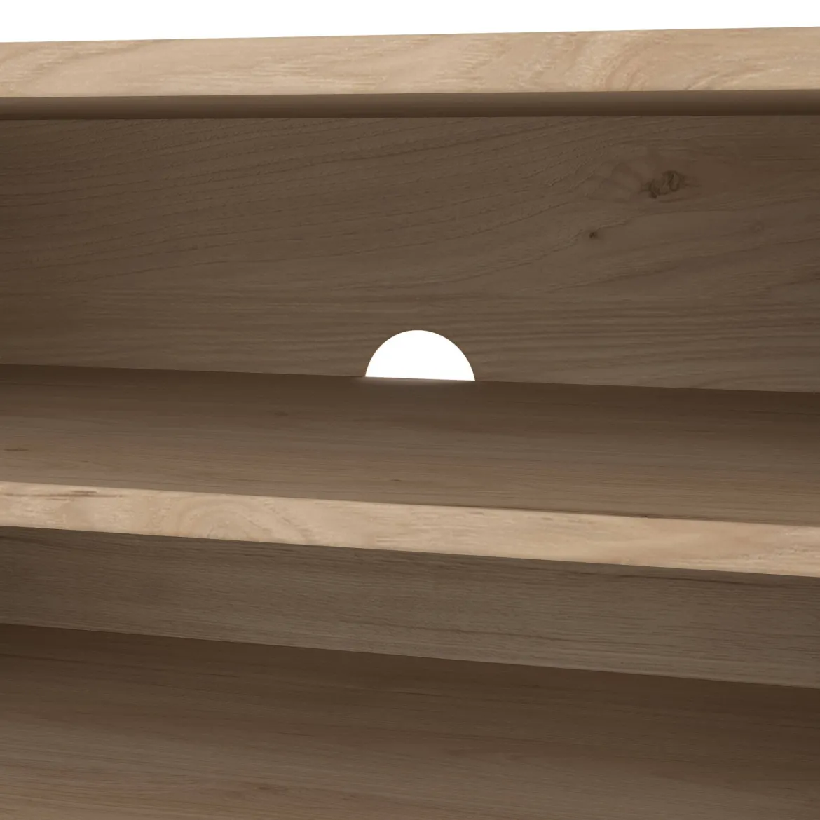 Mobile TV rovere 172x39x33h cm in legno - Ammiro