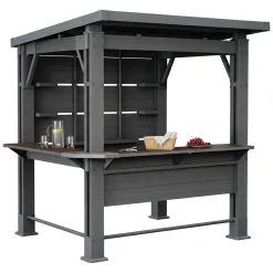Oggettistica Marrone Noce Chiosco per Grill - Lacon