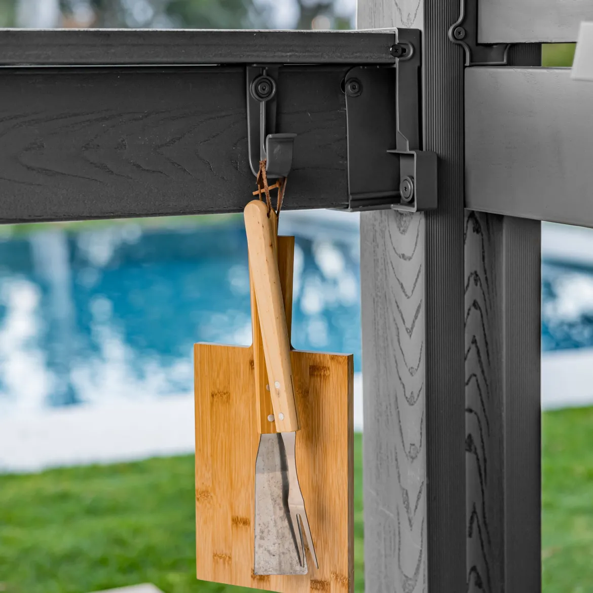 Oggettistica Marrone Noce Chiosco per Grill - Lacon