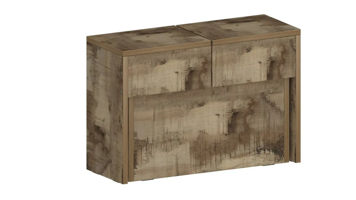 Panca allungabile acero 290x25x45h cm - Yutu