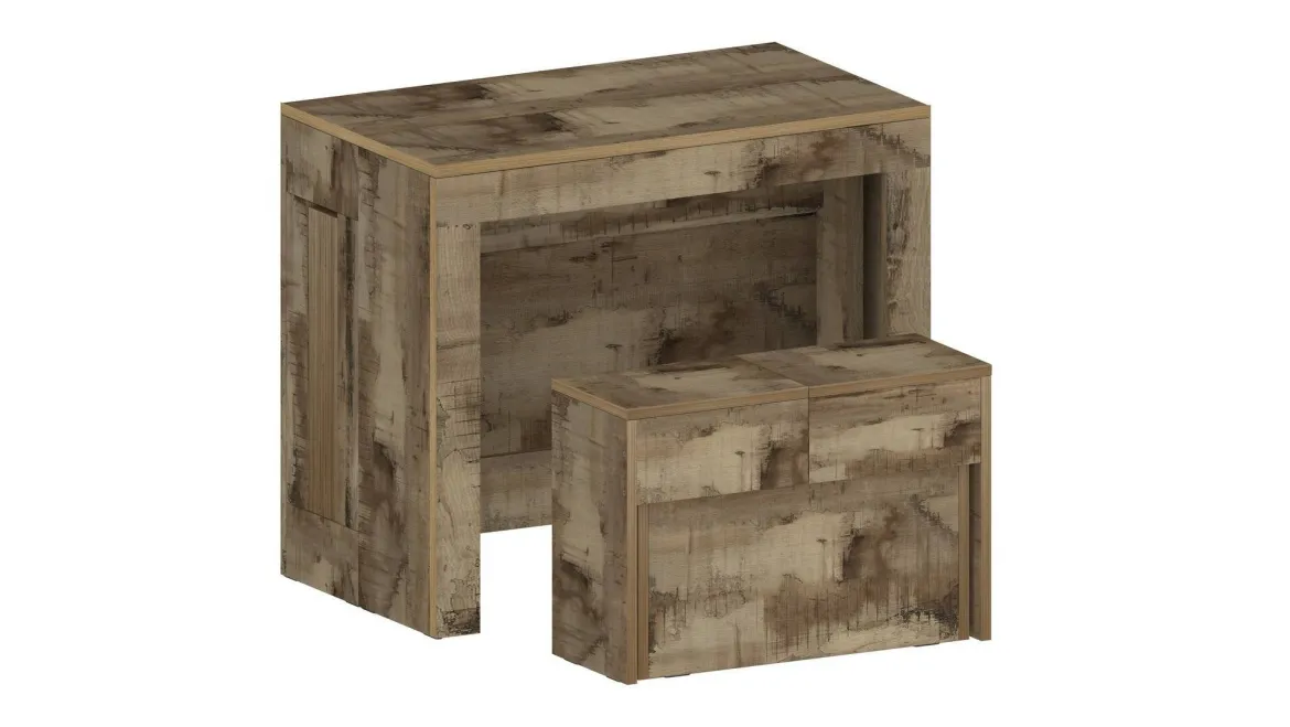 Panca allungabile acero 290x25x45h cm - Yutu