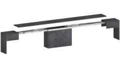 Panca allungabile ardesia 290x25x45h cm - Quedan