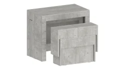 Panca allungabile cemento 290x25x45h cm - Quedan