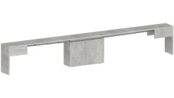 Panca allungabile cemento 290x25x45h cm - Quedan