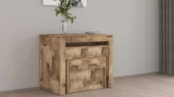 Panca allungabile effetto legno acero 290x25x45h cm - Quedan