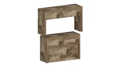 Panca allungabile effetto legno acero 290x25x45h cm - Quedan