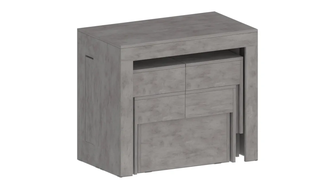 Panca allungabile grigia 290x25x45h cm - Quedan