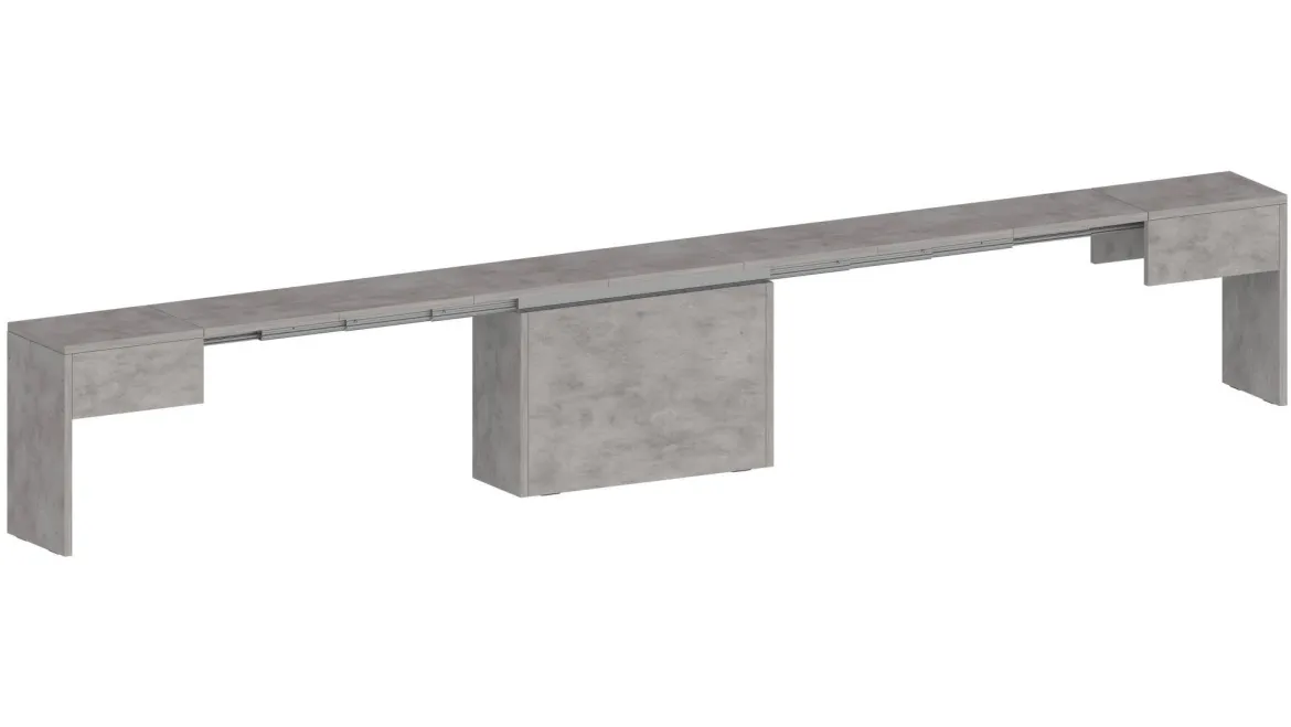 Panca allungabile grigia 290x25x45h cm - Quedan
