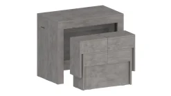 Panca allungabile grigia 290x25x45h cm - Quedan