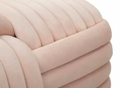Panca design rosa 90x45x45h cm - Calcea