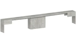 Panca estensibile cemento 290x25x45h cm - Yutu