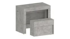 Panca grigia allungabile 290x25x45h cm - Yutu