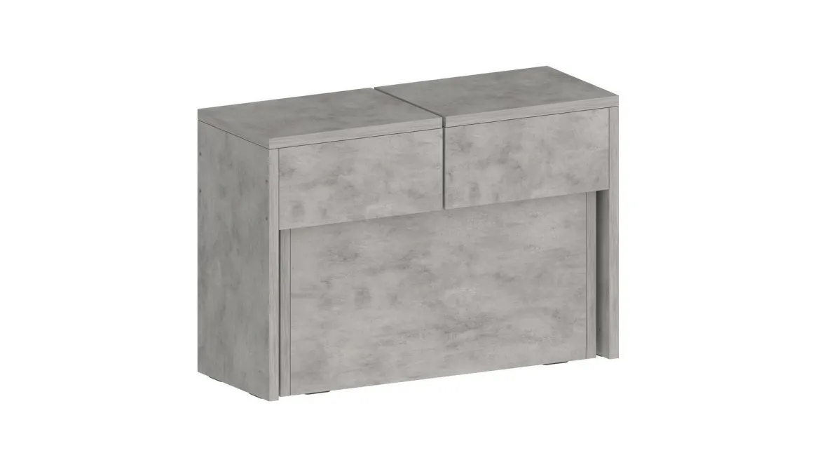 Panca grigia allungabile 290x25x45h cm - Yutu