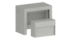 Panca moderna estensibile bianca 290x25x45h cm - Yutu