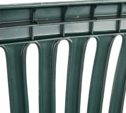 Panchina da esterno Asmi, 114x55h82 cm, Verde
