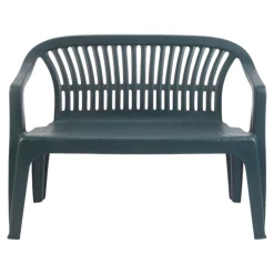 Panchina da esterno Asmi, 114x55h82 cm, Verde
