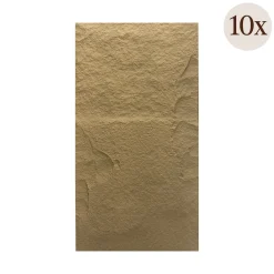 Pannello Decorativo Marrone Tufo set da 10, Facile da Tagliare, Facile da Installare Texture Realistica 60x3 cm, Isolante Acustico Buona Isolazione