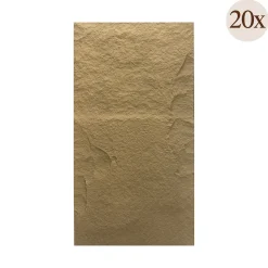 Pannello Decorativo Marrone Tufo set da 20, Facile da Tagliare, Facile da Installare Texture Realistica 60x3 cm, Isolante Acustico Buona Isolazione