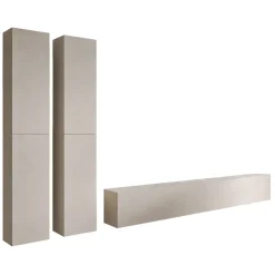 Parete Attrezzata Beige Modulabile 6 Ripiani, Apertura Battente - Haba