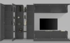 Parete salotto smart 320cm antracite - Bellino