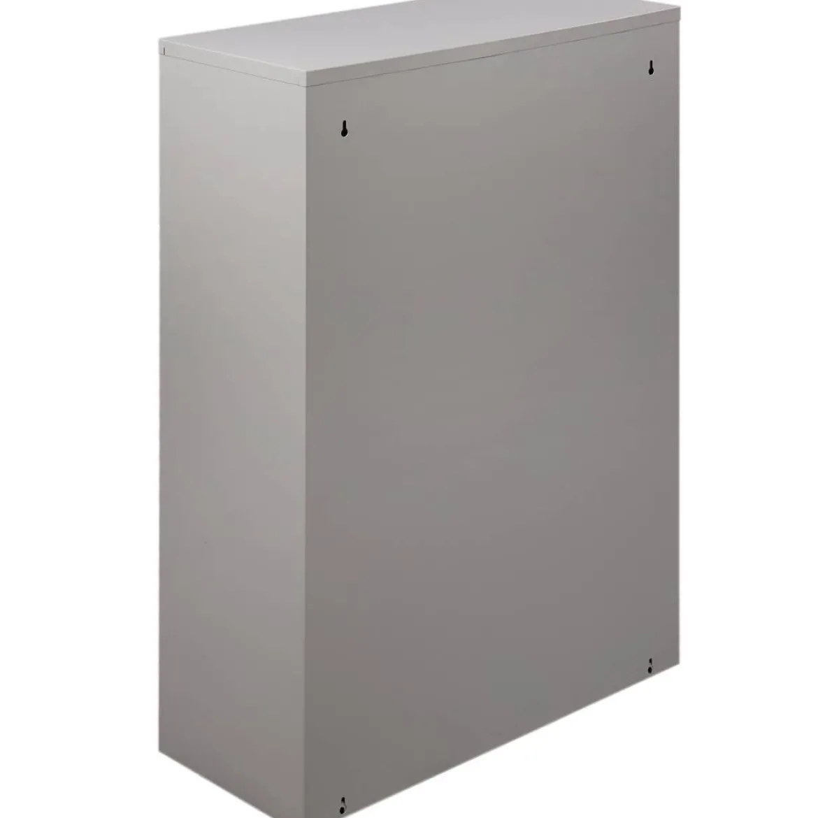 Pattumiera Grigio Capacità 72 (18 per Secchio) Fissaggio a Muro Opzionale 60x25x93h cm, 4 Cestini - Anukhatun