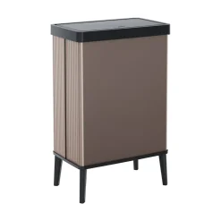 Pattumiera minimal cucina 54 L 44x27x69h cm marrone - Tofino