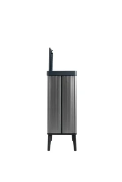 Pattumiera scandi 54 L 44x27x69h cm grigio scuro - Tofino