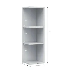 Pensile moderno 20x65h cm bianco - Alinka