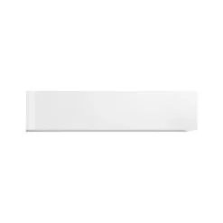 Pensile moderno 180x40h cm bianco lucido - Anette