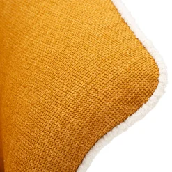 Poltrona Giallo Senape Nero Base Girevole Braccioli 84x66x80h cm, Materiale Struttura in Metallo - Toamas