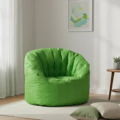 Poltrona in poliestere verde - Allos
