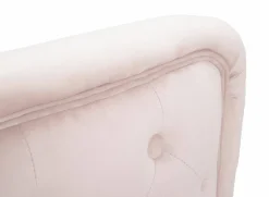 Poltrona in tessuto con braccioli rosa - Prampolini