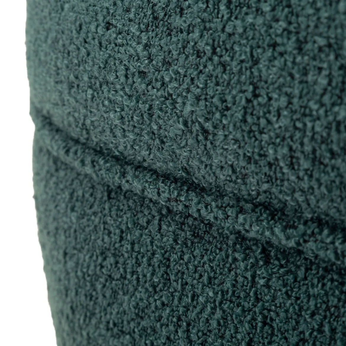 Poltrona Verde Ottanio Nero Base Girevole Braccioli 70x72x75h cm, Materiale Struttura in Legno Nobilitato - Morond