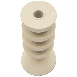 Portacandela Bianco Crema Sfumatura Colore Struttura Crema, - Faratite