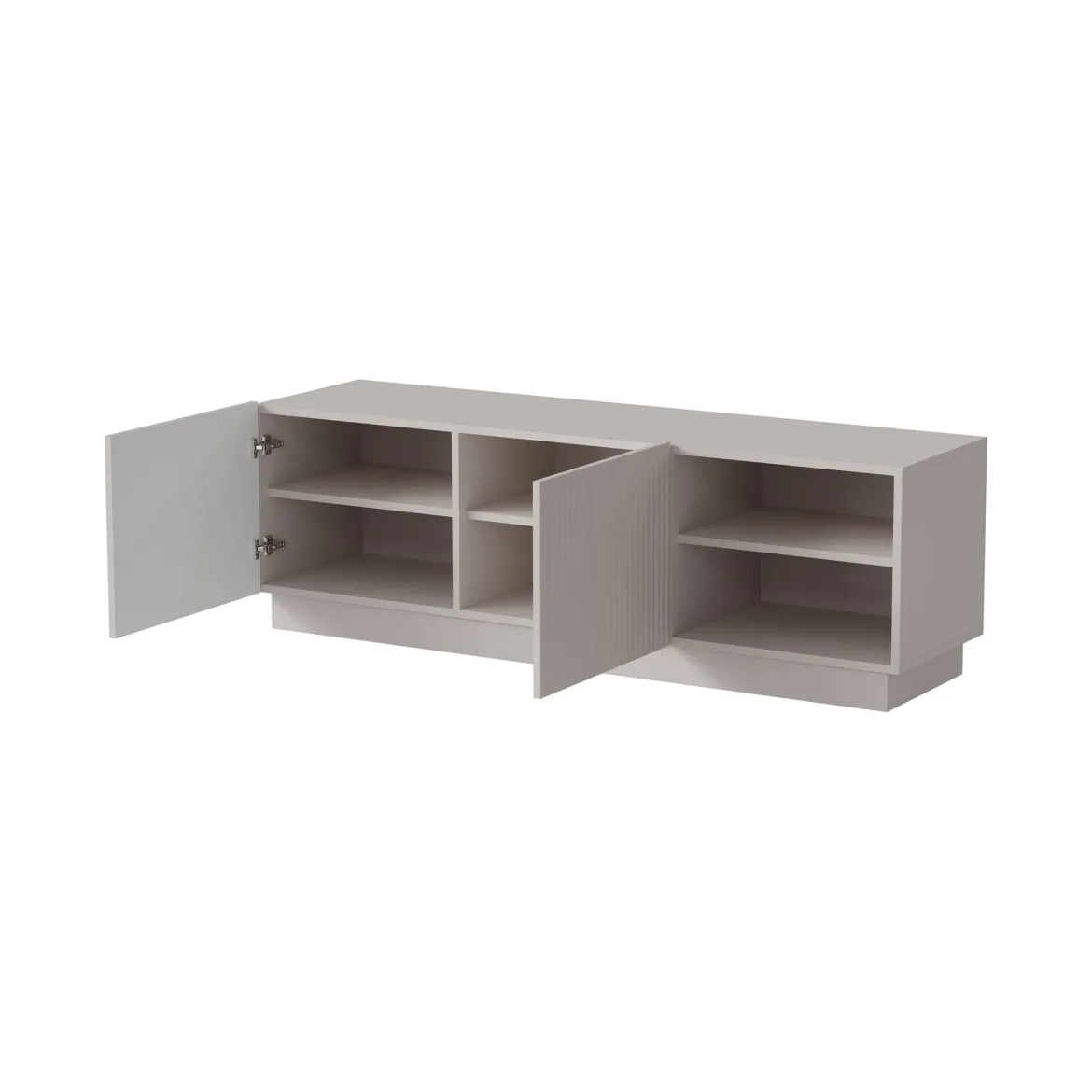 Porta TV beige 150x40x48h cm 2 ante - Finita