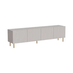 Porta TV beige 200x42x52h cm 4 ante - Varenna