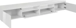 Porta TV bianco 240x40x35h cm 3 ante - Animali