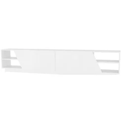 Porta TV bianco 240x37x47h cm 2 ante - Apat