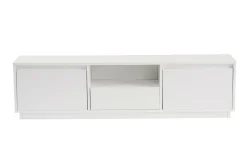 Porta TV bianco 160x29x42h cm 3 ante - Morrigan